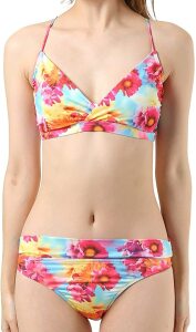 ROXYロキシー Mmika ninagawa SWIMWEAR SHIRRING