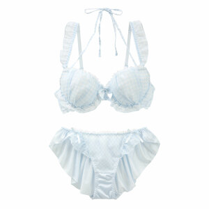 COCO Linge ラッフルギンガムフリル ブラジャー