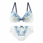 St.Audrey tiara ブリリアントブルーム ブラジャー ショーツ セット