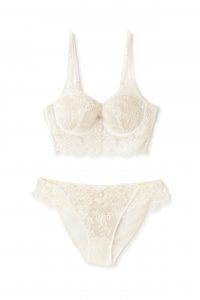 PEACH JOHN × JILL STUARTコラボ ヴィンテージライクレースブラ×ショーツセット