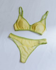 nah Sheer Drop Bra Mimosa Yellow