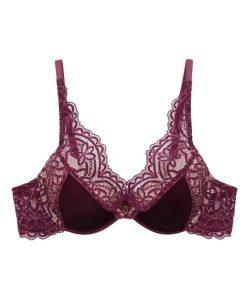 ANNEBRAMystic ベロア×レースモールドカップブラジャー