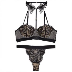 serrano Motif Lace Choker Bra&T back モチーフレースチョーカーブラ