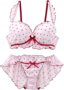 COCO Linge フェミニンプティハート ブラジャー ショーツ セット
