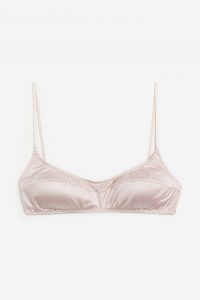 H&M サテンソフトブラ