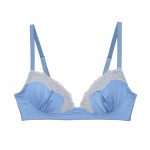 LILY BROWN Lingerie サテンレース ランジェレット ノンワイヤーブラ