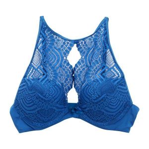 ANNEBRA Floral ハイネック レース 3／4カップ ブラジャー