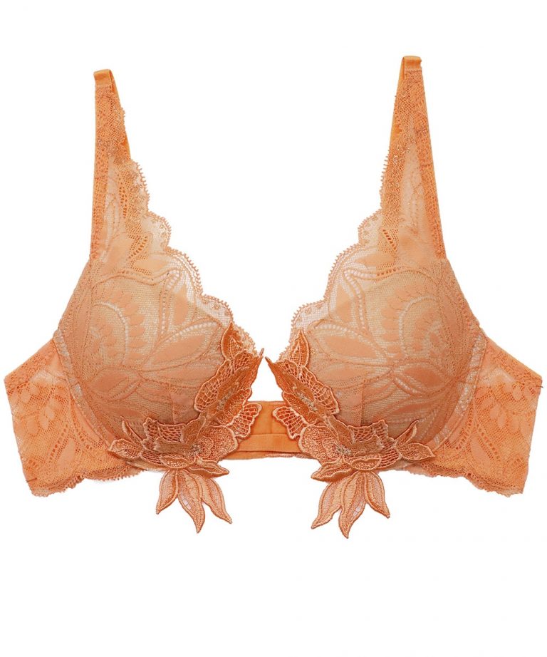 ANNEBRA Luxe モチーフレースモールドカップブラジャー
