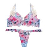 whip❤︎bunny Fresh Rose Chiffon Bra&T back