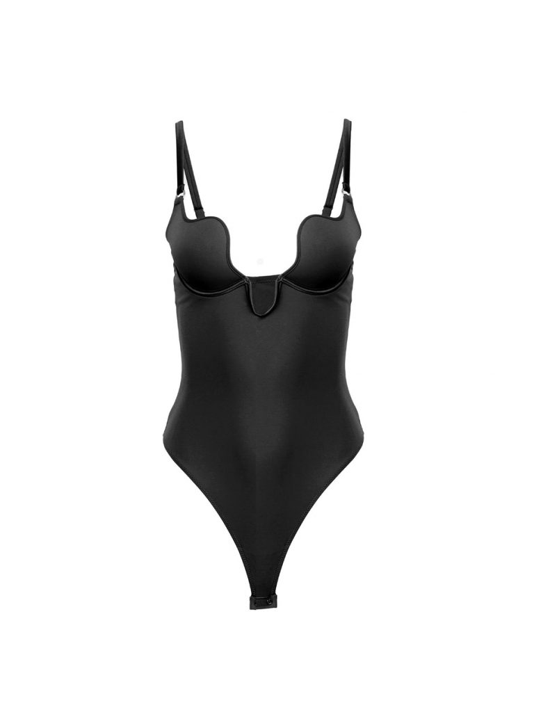 fleurdumal Le Stretch Micro Seduce U Plunge Bodysuit