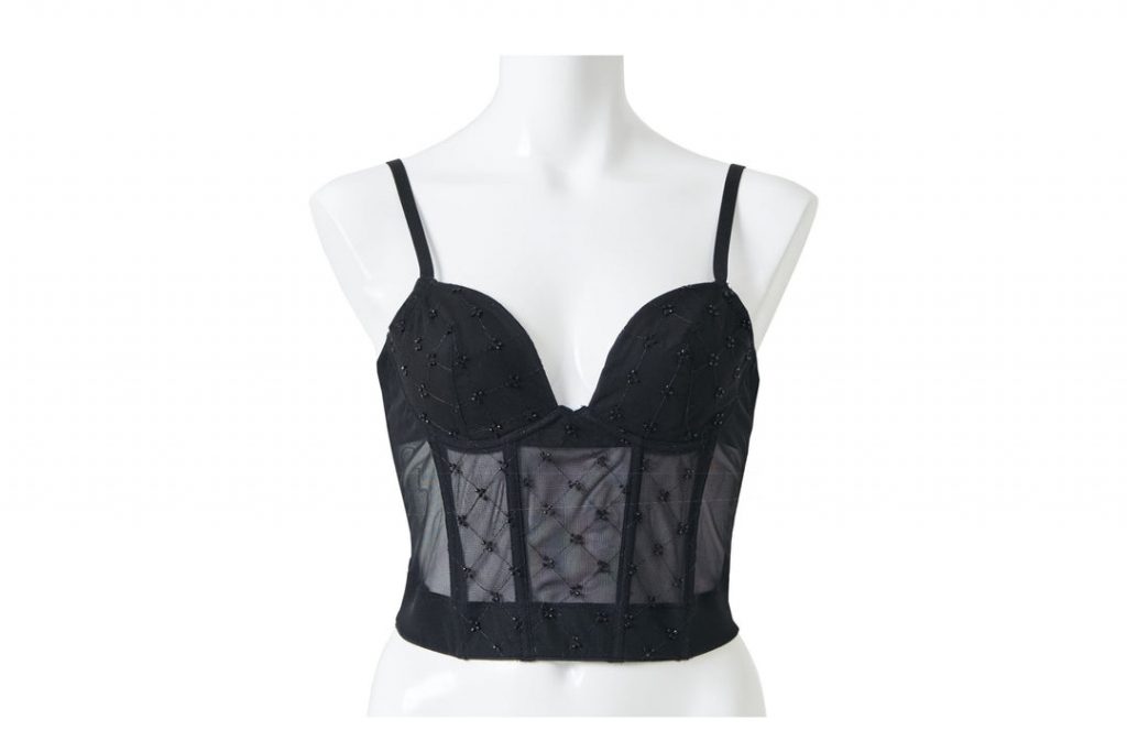 lasirene Transparent beaded 3／4 cup corset