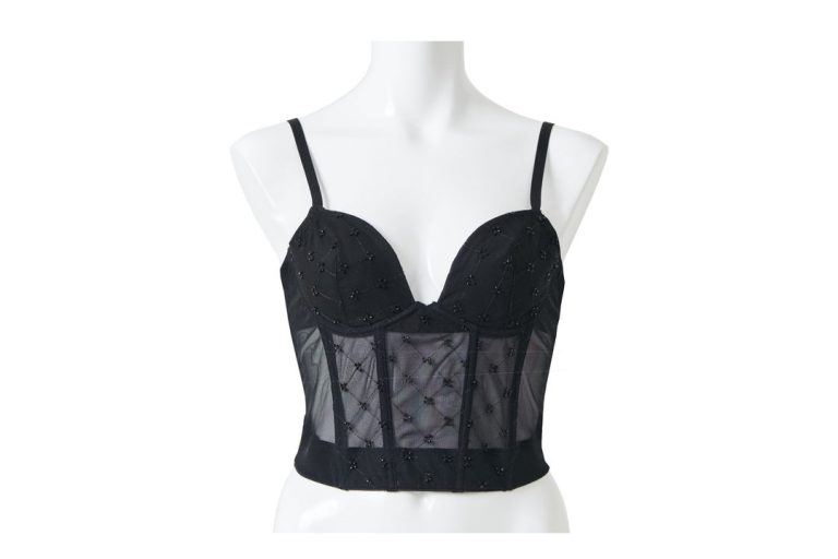 lasirene Transparent beaded 3／4 cup corset