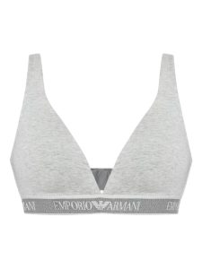 Emporio Armanilogo band triangle bra