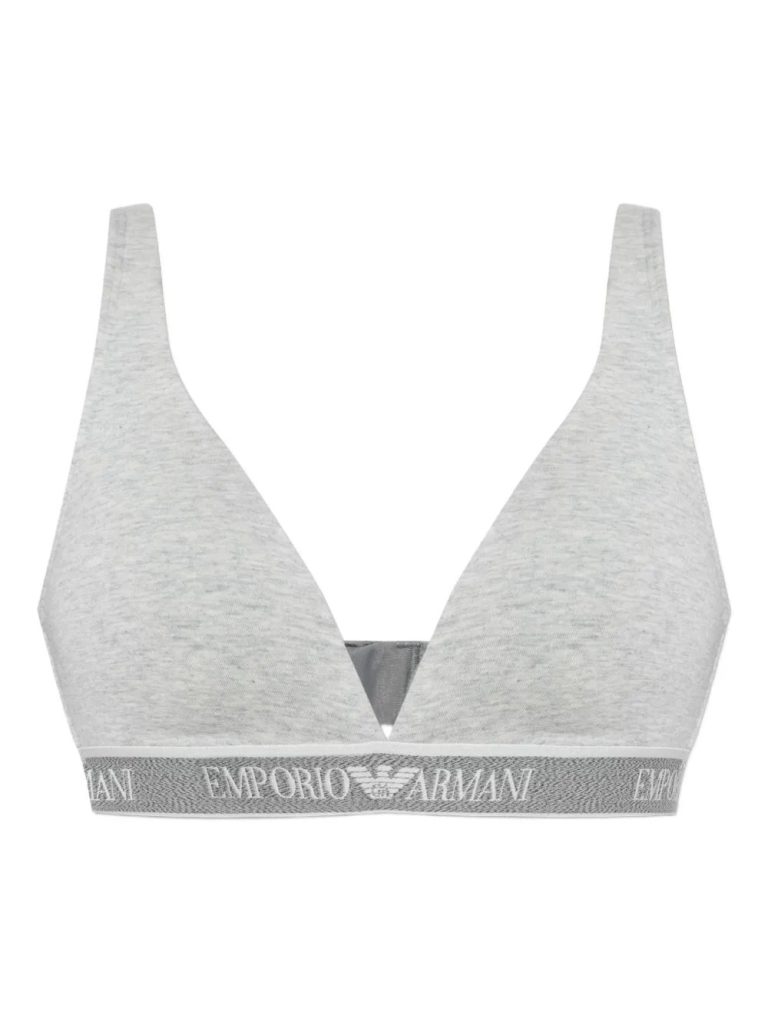 Emporio Armanilogo band triangle bra