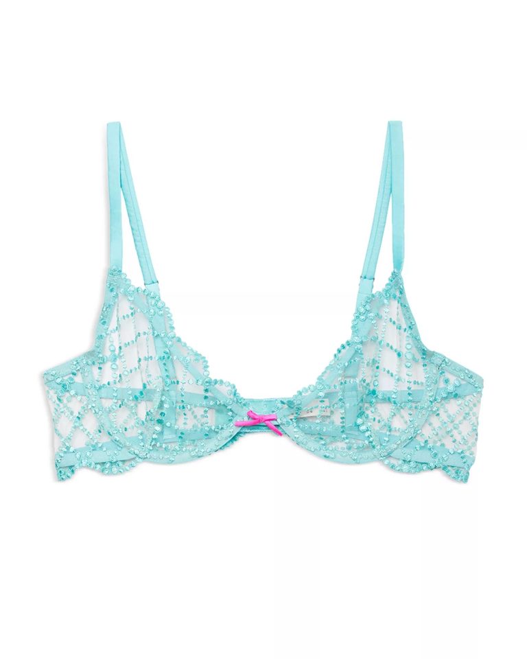 Fleur du MalDotty Grid Demi Bralette
