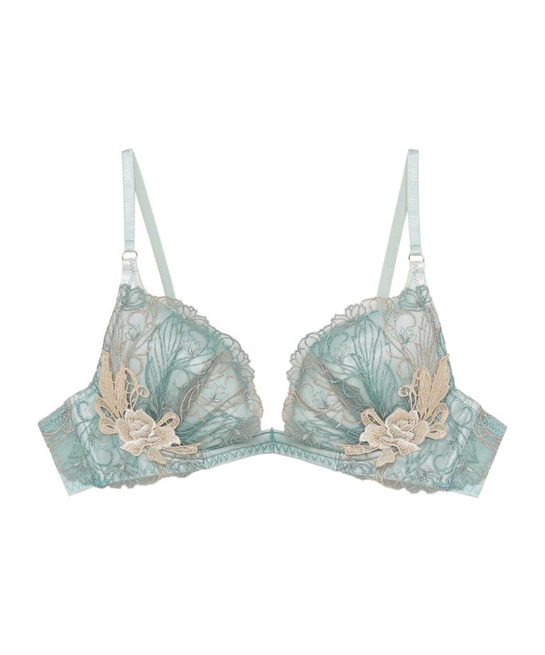 RAVIJOUR フェザーセレステ トリックリフト ブラ