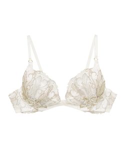 RAVIJOUR フェザーセレステ トリックリフト ブラ