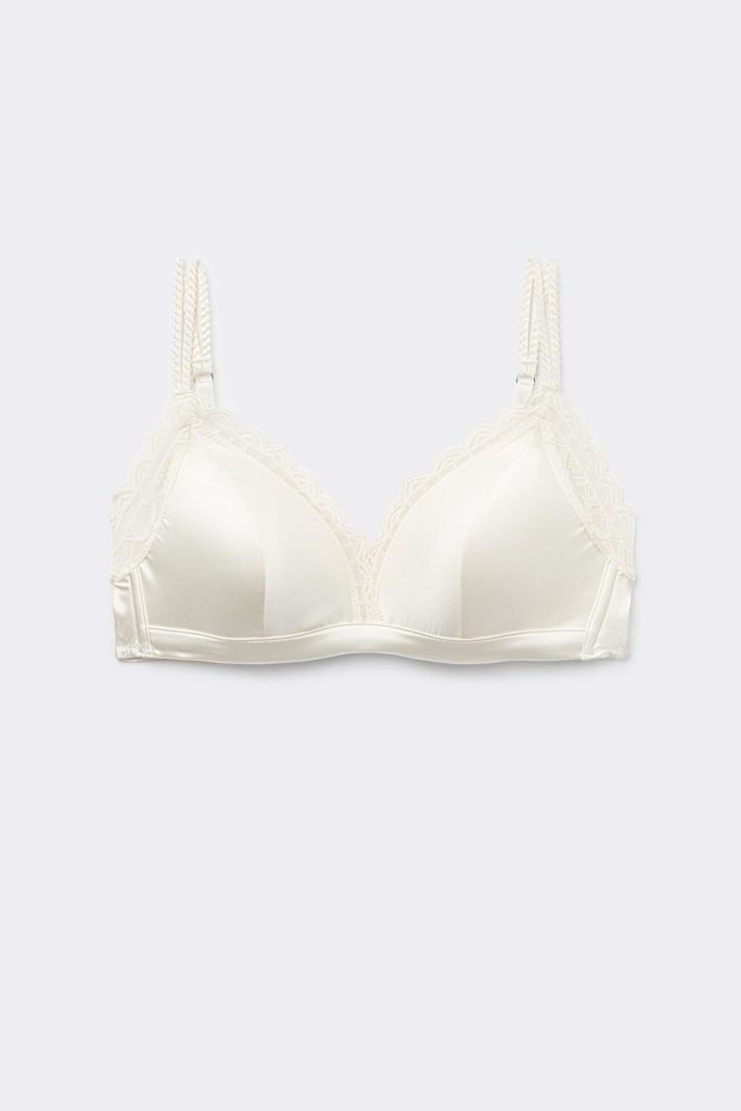 intimissimi Tiziana シルク＆レース トライアングルブラ