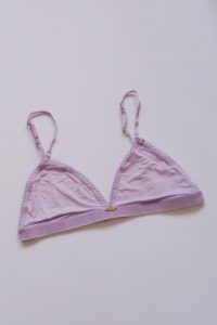 Lilac Bamboo Triangle Bralette