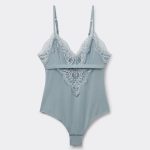 intimissimi Embrace Simplicity Cotton and Lace Bodysuit
