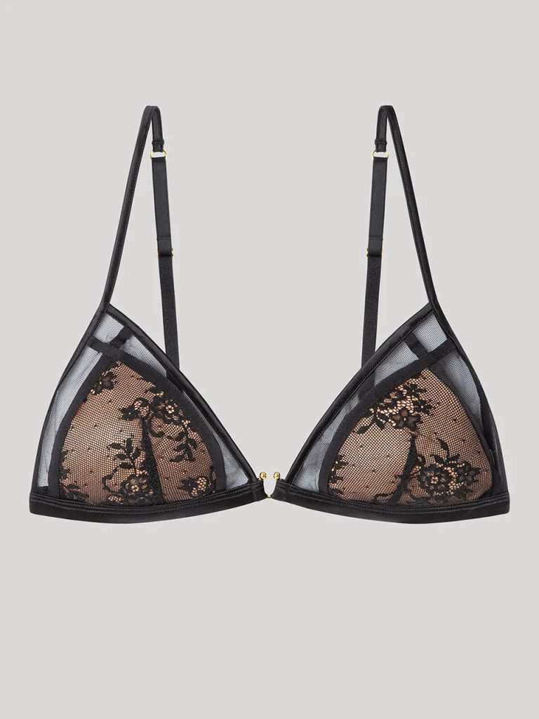 gisela Sujetador triangular sin aro, con foam extraíble, de encaje