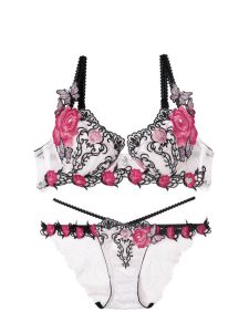 whip❤︎bunny Gothic Butterfly Bloom Bra