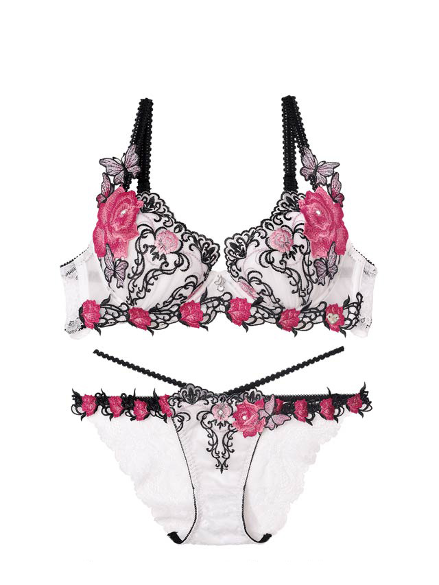 whip❤︎bunny Gothic Butterfly Bloom Bra