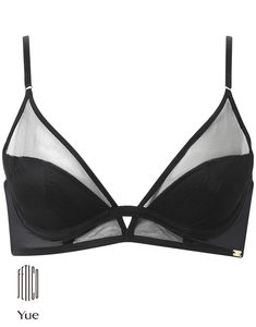 FETICO×Yue 深いVラインが美しいブラﻪ3／4カップブラ