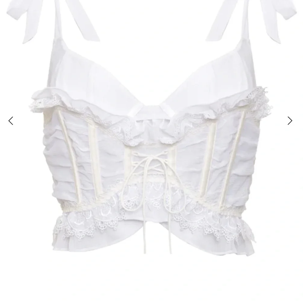 For Love and Lemons Farmhouse Floral Bustier