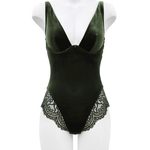 ANNEBRA Velvet ベロア×レースボディースーツ