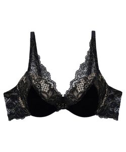 ANNEBRA Velvet ベロア×レースモールドカップブラジャー